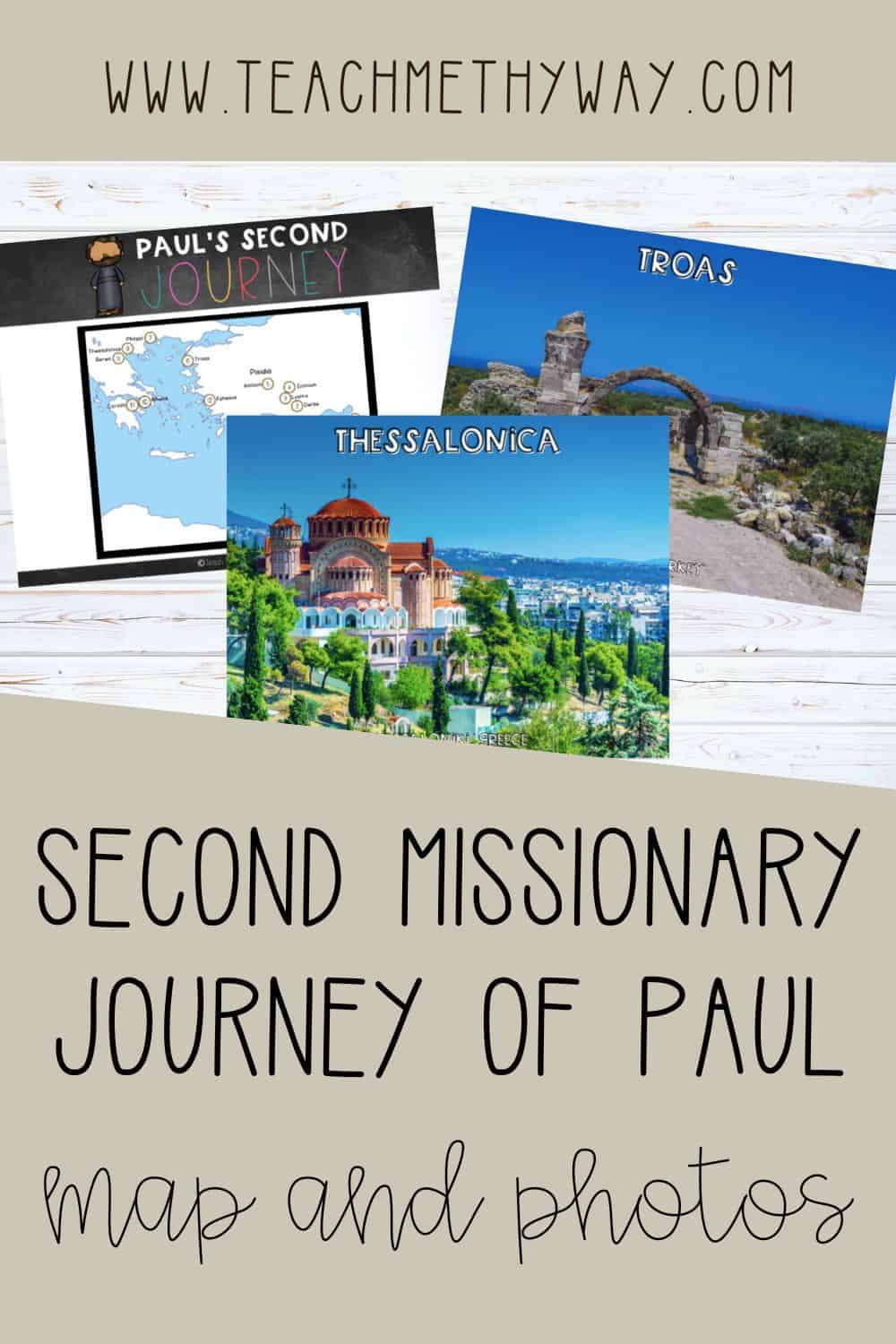 Second Missionary Journey of Paul Map and Photos - Teach Me Thy Way