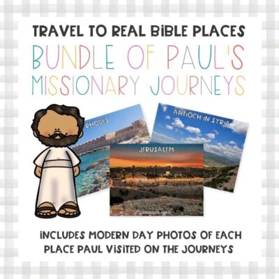 Paul's Missionary Journeys Maps and Photos Bundle Thumbnail