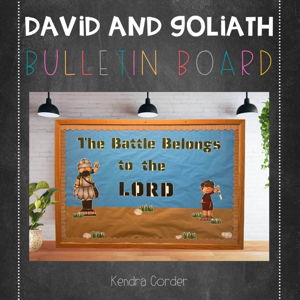 David and Goliath Bulletin Board Product Image